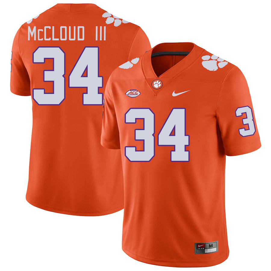 Clemson Tigers #34 Ray-Ray McCloud III College Football Jerseys Stitched Sale-Orange